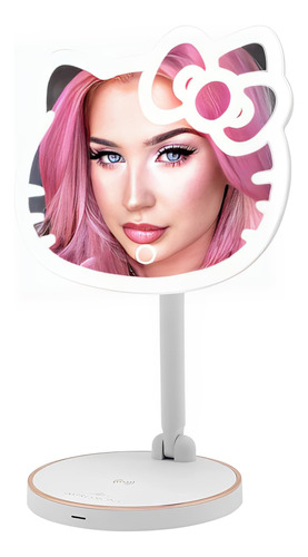 Espelho De Maquiagem Impressions Vanity Hello Kitty Led Reca