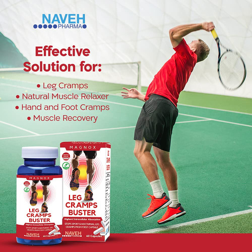 Suplemento De Magnésio Magnox Leg Cramps Buster 60 Comprimid - Imagem 2
