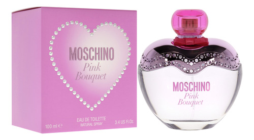 Perfume Moschino Pink Bouquet Eau De Toilette 100ml For Wome - Imagem 3
