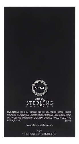 Perfume Armaf Ego Tigre Eau De Parfum 100ml Para Homens - Imagem 4