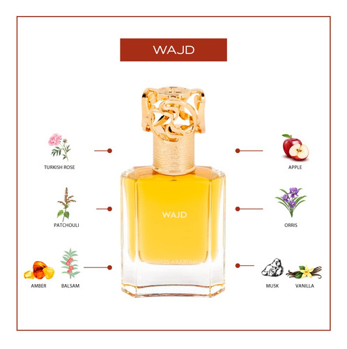 Perfume Swiss Arabian Wajd Eau De Parfum 50ml For Women - Imagem 3