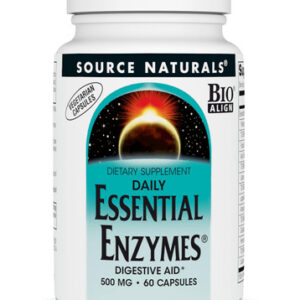 Suplemento Source Naturals Essential Enzymes 500 Mg 60 Cápsu