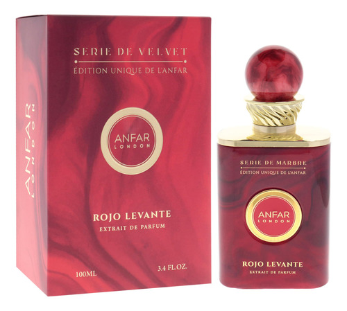 Perfume Anfar Red Velvet Series Levante Extrait 100ml Para - Imagem 3