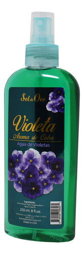 Perfume Sol De Oro Violeta Aroma De Cuba Água De Violetas 24 - Imagem 2