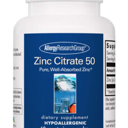 Suplemento Allergy Research Group Citrato De Zinco 50 Mg 60