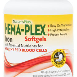 Suplemento Nature's Plus Hema-plex Iron 60 Softgels