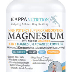 Suplemento Kappa Nutrition Bisglicinato De Magnésio