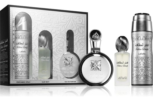 Perfume Lattafa Fakhar Para Homens Eau De Parfum 100ml 3 Peç