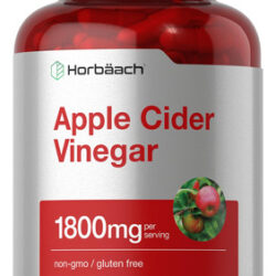 Suplemento Horbäach Cápsulas De Vinagre De Maçã 1800mg