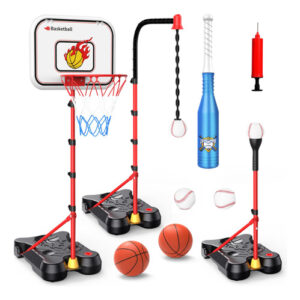Conjunto De Cesta De Basquete E Bola T Toycost 4 Em 1 Para C