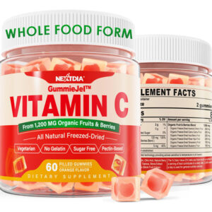 Gomas De Vitamina C Nextdia Whole Food 60 Cts Para Adultos E