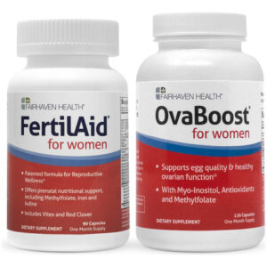 Suplemento Fairhaven Health Fertilaid Para Mulheres E Ovaboo