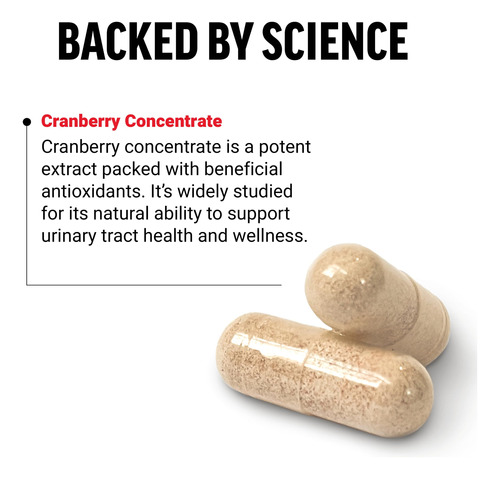 Cápsulas Concentradas De Cranberry Force Factor 90 Cápsulas - Imagem 3