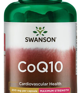 Suplemento Swanson Coq10 Cardiovascular Brain Energy 200 Mg