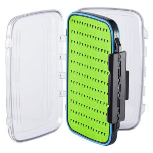 Caixa De Pesca Com Mosca Gonex Impermeável Leve Verde Tamanh