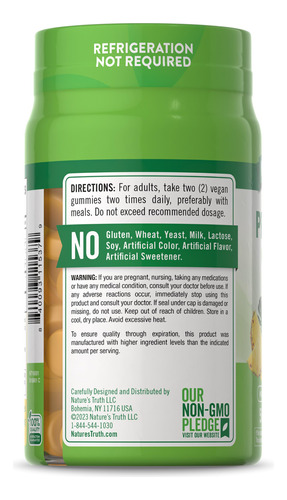 Gomas Probióticas Nature's Truth Digestive Health 50 Unidade - Imagem 6