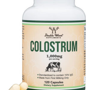 Suplemento Double Wood Colostrum 120 Cápsulas De 1.000 Mg