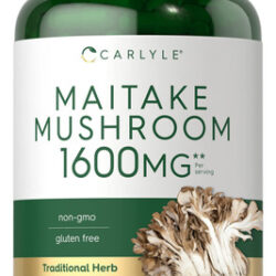 Suplemento Cápsulas De Cogumelos Carlyle Maitake 1600 Mg 400