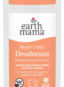 Desodorante Earth Mama Bright Citrus 78ml Para Pele Sensível