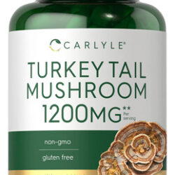 Suplemento Carlyle Turkey Tail Mushroom Capsules 1200 Mg