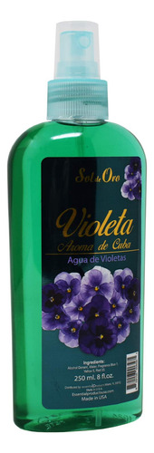 Perfume Sol De Oro Violeta Aroma De Cuba Água De Violetas 24 - Imagem 3