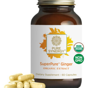 Suplemento Pure Synergy Superpure Ginger Extract 60 Cápsulas