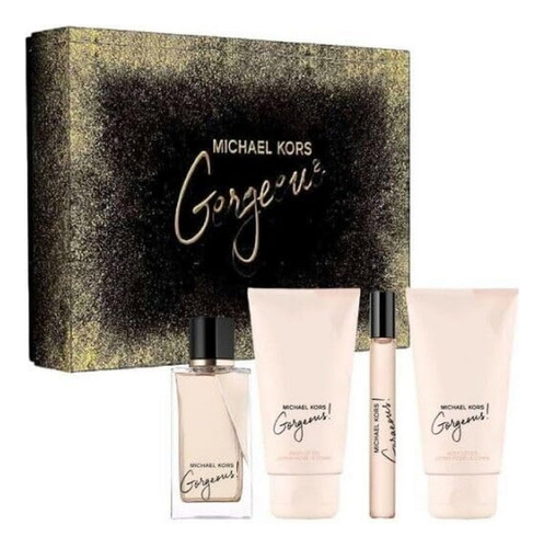 Perfume Michael Kors Gorgeous For Women, Conjunto De Present