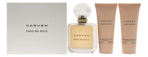 Conjunto De Presentes Perfume Carven Dans Ma Bulle, 3 Peças