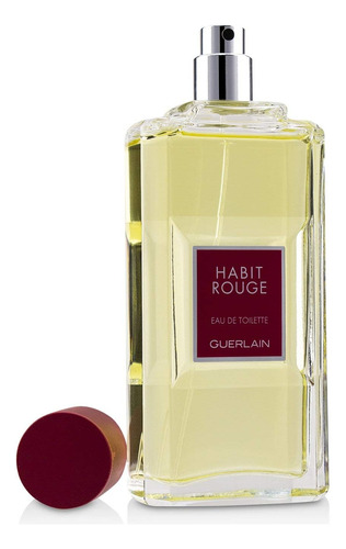Perfume Guerlain Habit Rouge Edt 100ml Para Homens - Imagem 3