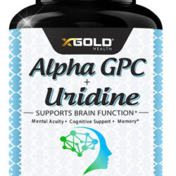 Suplemento X Gold Health Alpha Gpc Colina 600 Mg+uridina 3