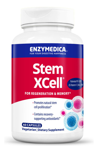 Suplemento Enzymedica Stem Xcell 60 Cápsulas