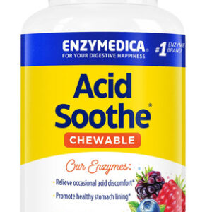 Suplemento Enzymedica Acid Soothe Chewable 60 Comprimidos