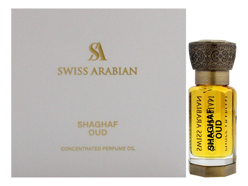Perfume Swiss Arabian Shaghaf Oud Perfum Oil 12ml Para Uniss