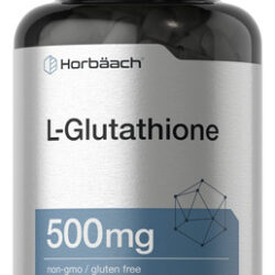 Suplemento Horbäach L-glutationa 500 Mg Reduzido Em 60 Cápsu