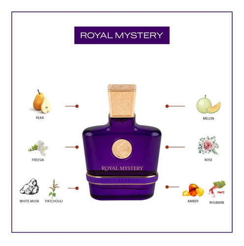 Perfume Swiss Arabian Royal Mystery Eau De Parfum 100ml - Imagem 5