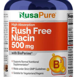 Niacina Flush Free 500 Mg 200 Cápsulas (sem Transgênicos E S