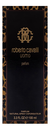 Perfume Roberto Cavalli Uomo Para Homens 100ml Em Spray De P - Imagem 5