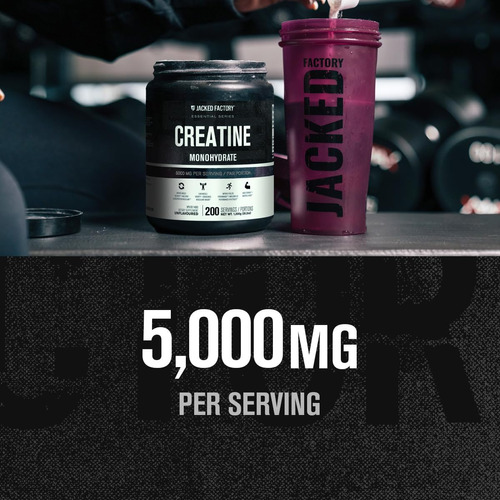 Suplemento De Creatina Jacked Factory Monohydrate 1000g - Imagem 2