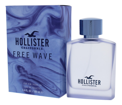 Perfume Hollister Free Wave Para Homens Edt Spray 100ml - Imagem 4