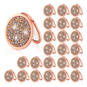 Espelho Cosmético Compacto Vicenpal Magnifying 7 Cm Em Ouro