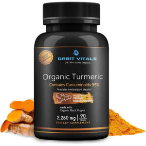 Suplemento Orbit Vitals Curcuma Curcumina 2250mg 90 Cápsulas