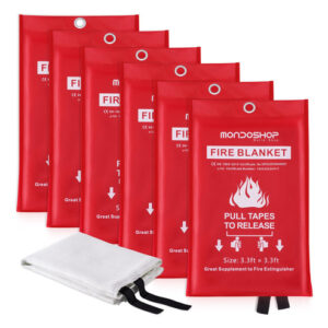 Cobertor Fire Blanket Mondoshop Emergency Home Kitchen, Paco