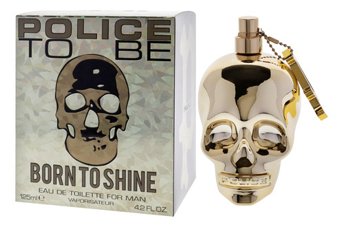 Perfume Police To Be Born To Shine Edt 125ml Para Homens - Imagem 4