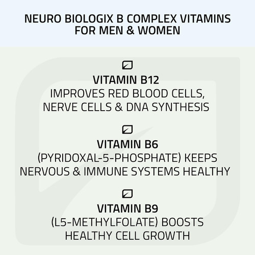 Suplemento Neurobiologix Methylation Complete 120 Comprimido - Imagem 6