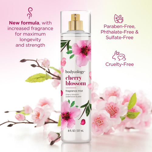 Perfume Body Mist Bodycology Flor De Cerejeira De Longa Dura - Imagem 4