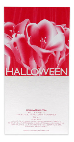 Perfume J. Del Pozo Halloween Freesia Edt Spray 100ml - Imagem 6