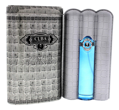 Perfumes Masculinos Des Champs Prestige Platinum Cuba 90ml - Imagem 3