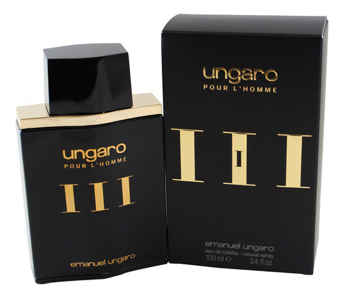 Emanuel Ungaro L"Homme III EDT 100ml para masculino - Imagem 6
