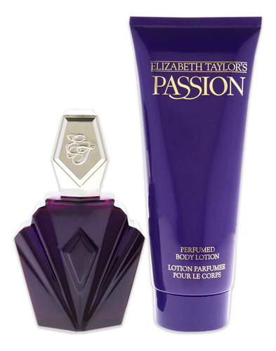 Perfume Elizabeth Taylor Passion For Women, Conjunto De Pres - Imagem 2