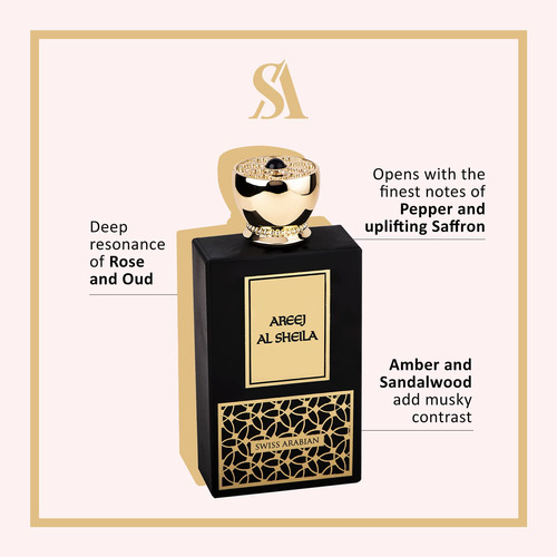 Perfume De Eau De Parfum Areej Al Sheila Da Arábia Suíça 100 - Imagem 2